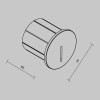 Подсветка для лестниц  Maytoni Outdoor Lock O014SL-L3B3K