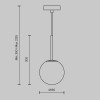 Подвесной светильник Maytoni Basic form MOD321PL-01B
