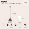 Подвесной светильник Maytoni Bicones P359-PL-220-C