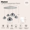 Подвесной светильник Maytoni Fermi P140-PL-170-5-N