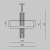 Подвесной светильник Maytoni Impressive MOD151PL-05G