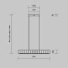 Подвесной светильник Maytoni Majesty MOD517PL-L28BS3K