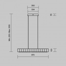Подвесной светильник Maytoni Majesty MOD517PL-L28BS3K