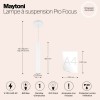 Подвесной светильник Maytoni Pro Focus MOD161PL-01W1