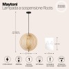 Подвесной светильник Maytoni Roots MOD197PL-01W