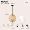 Подвесной светильник Maytoni Roots MOD197PL-01W