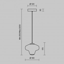 Подвесной светильник Maytoni Sirocco MOD359PL-L6BS3K