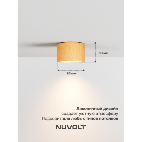 Потолочный светильник NUVOLT LDL-007RW