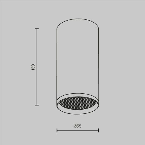 Потолочный светильник Technical C010CL-01W-N