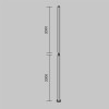 Столб для паркового светильника  Maytoni Outdoor Pillar O473P-GF