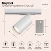 Трековый светильник Technical TR020-1-GU10-W