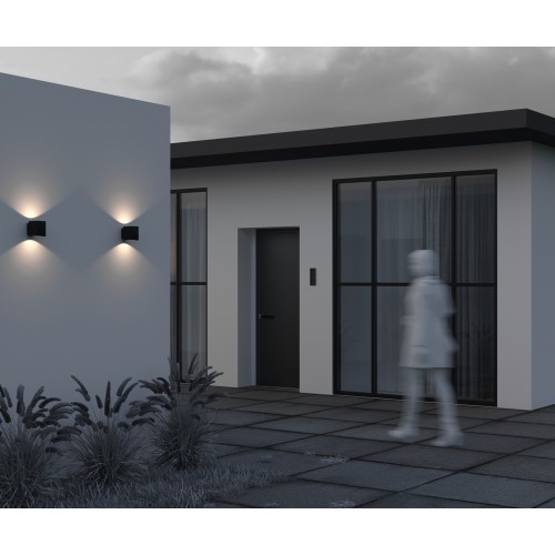 Уличный настенный светильник  Maytoni Outdoor Block O507WL-L10B3K