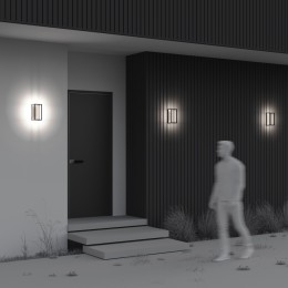 Уличный настенный светильник  Maytoni Outdoor Frame O527WL-L12B3K