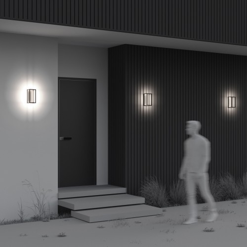 Уличный настенный светильник  Maytoni Outdoor Frame O527WL-L12B3K