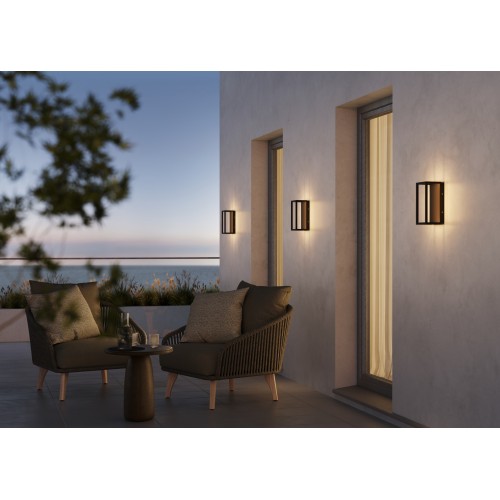 Уличный настенный светильник  Maytoni Outdoor Frame O527WL-L12B3K