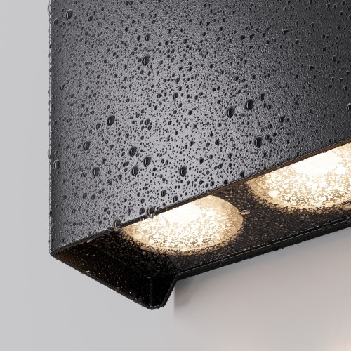 Уличный настенный светильник  Maytoni Outdoor Shell O505WL-L6B3K