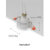 Встраиваемый светильник NUVOLT LDL-040W