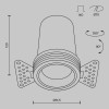 Встраиваемый светильник Technical DL125-L12-4K-TRS-W
